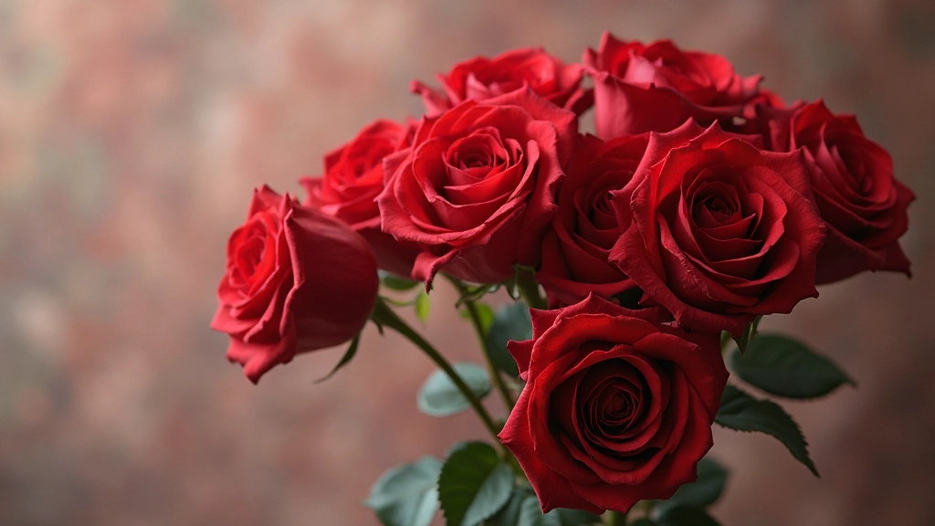 Sarkanas rozes pušķis